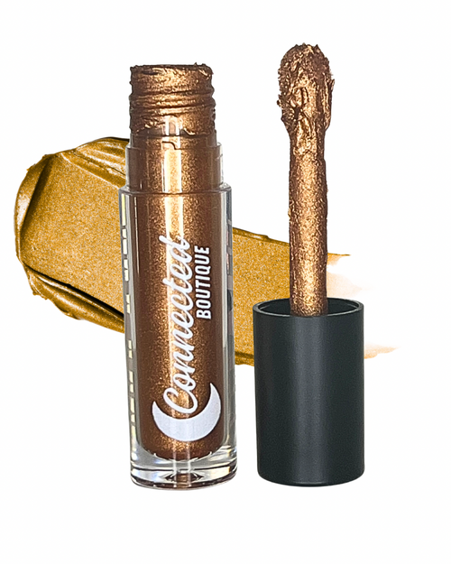 BK - Bronze Metallic Chrome Longwear Liquid Lipstick – Transfer‑Proof Matte