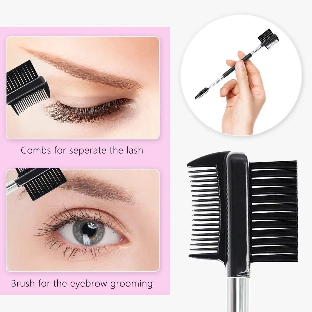 [Complete Set of Exquisite Essential Eye Makeup Tools] A makeup tool kit designed for women's eyelash curling and brow grooming