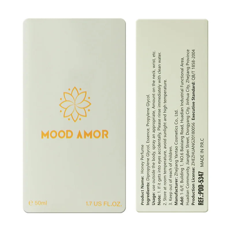 50ml Honey Perfume Ladies Parfum Long-lasting Fragrances Fresh Orange Lemon  Flavor Women's Dating Body Spray Elegant Scent EDP