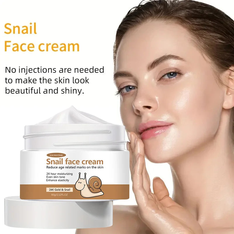 Korean Snail Essence Cream Collagen Moisturizing  Hyaluronic Acid Moisturizer Nourishing Whitening Anti Wrinkle Facial Skin Care