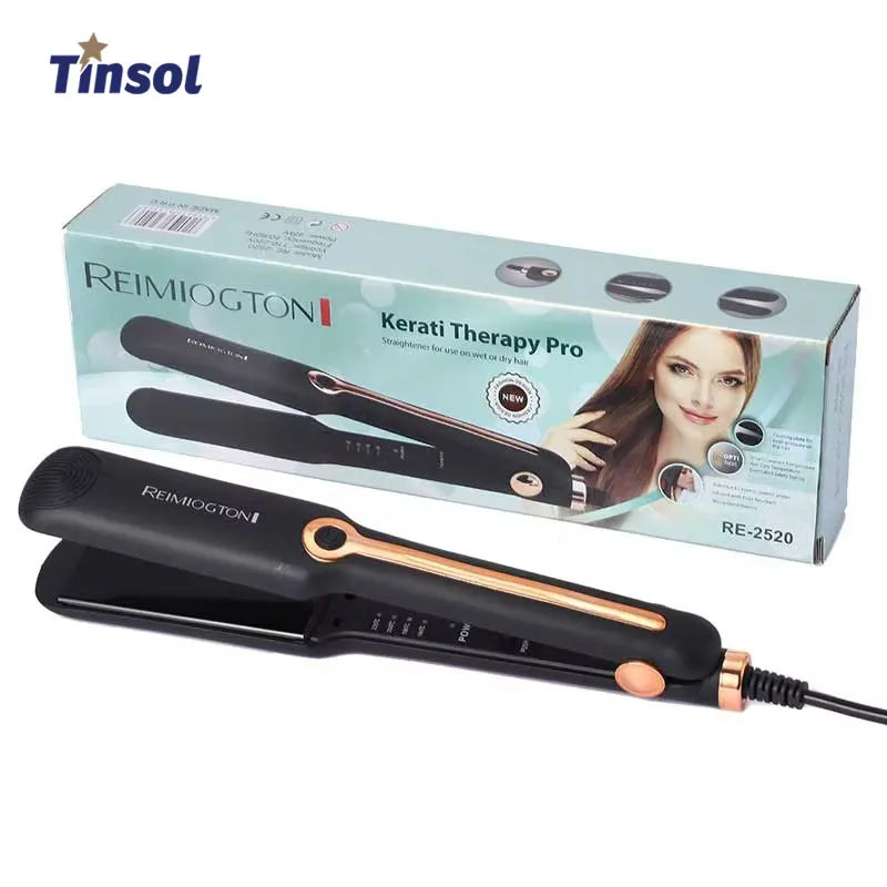 Professional Hair Straightener Curling Iron Ceramic Flat Iron Negative Ion Wide Plate Temperature Adjustable Hair Straightener