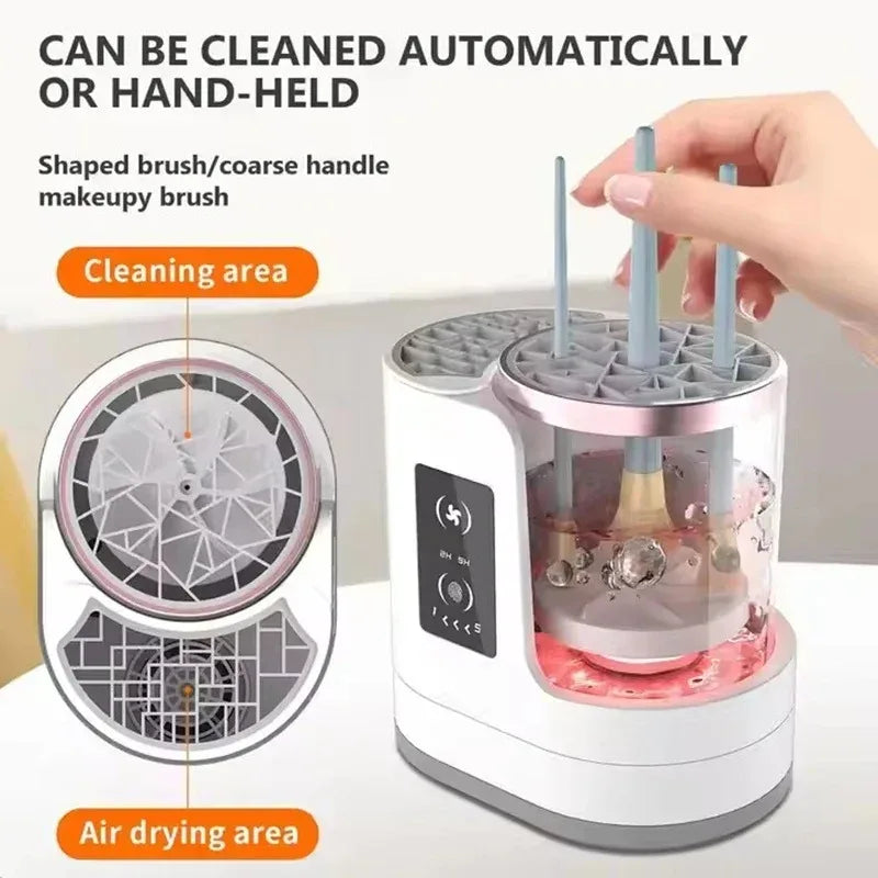 Electric Makeup Brush Cleaning Machine Beauty Tool Accessories USB Charging Makeup Brush Cleaning And Dryer Ladies' Holiday Gift