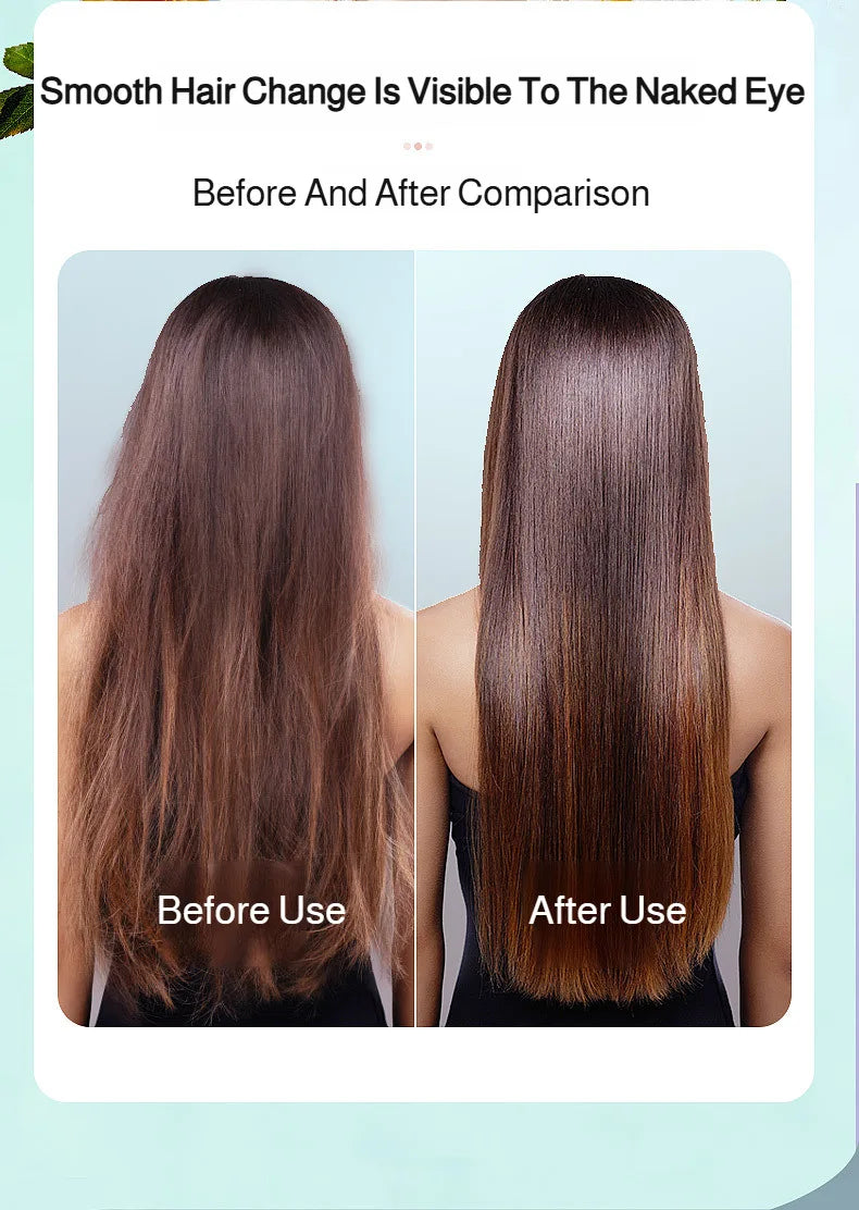 USB Wireless Hair Straightener with Curling and Straightening 2-in-1 Travel Portable Rechargeable Curling Iron  for Less Frizz,