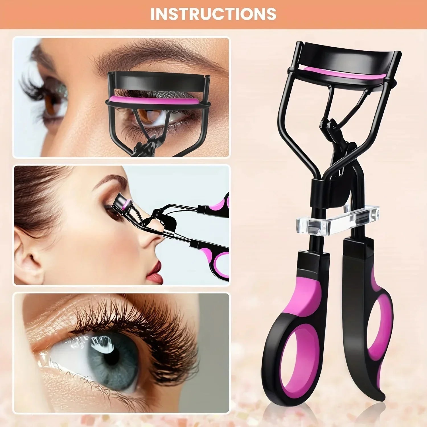[Complete Set of Exquisite Essential Eye Makeup Tools] A makeup tool kit designed for women's eyelash curling and brow grooming