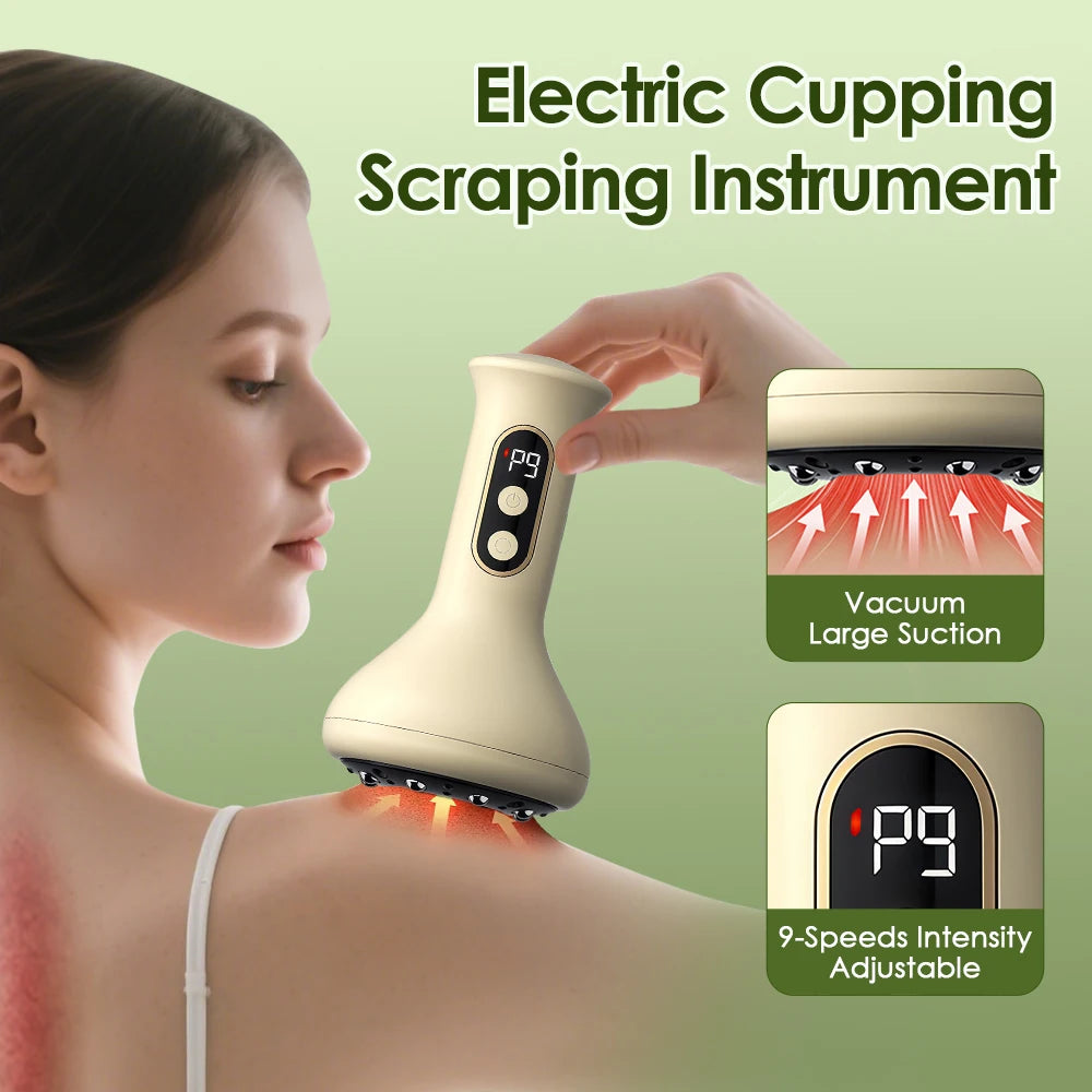 Electric Cupping Machine Scraping Device Electric Meridian Brush Universal Massage Device For The Whole Body Home Massage