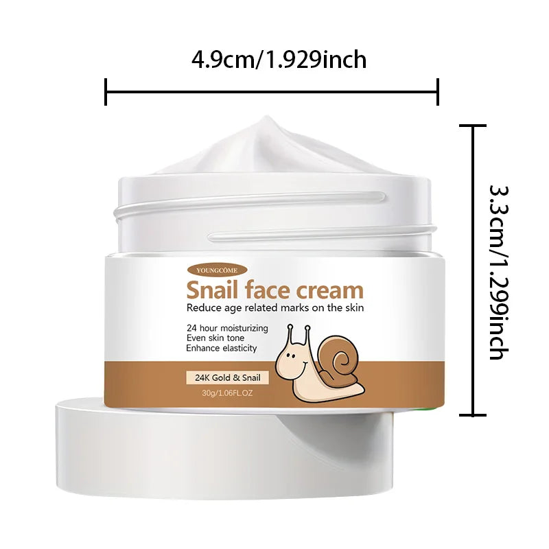 Korean Snail Essence Cream Collagen Moisturizing  Hyaluronic Acid Moisturizer Nourishing Whitening Anti Wrinkle Facial Skin Care