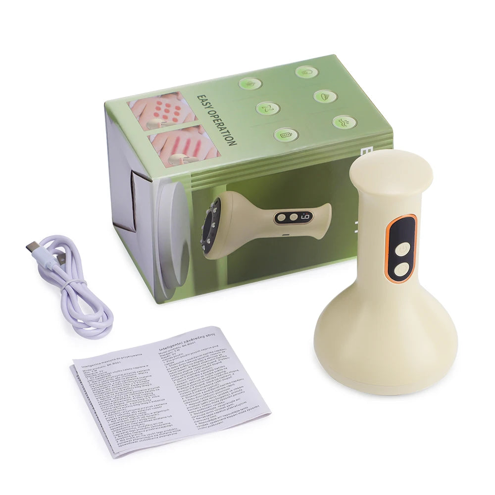 Electric Cupping Machine Scraping Device Electric Meridian Brush Universal Massage Device For The Whole Body Home Massage