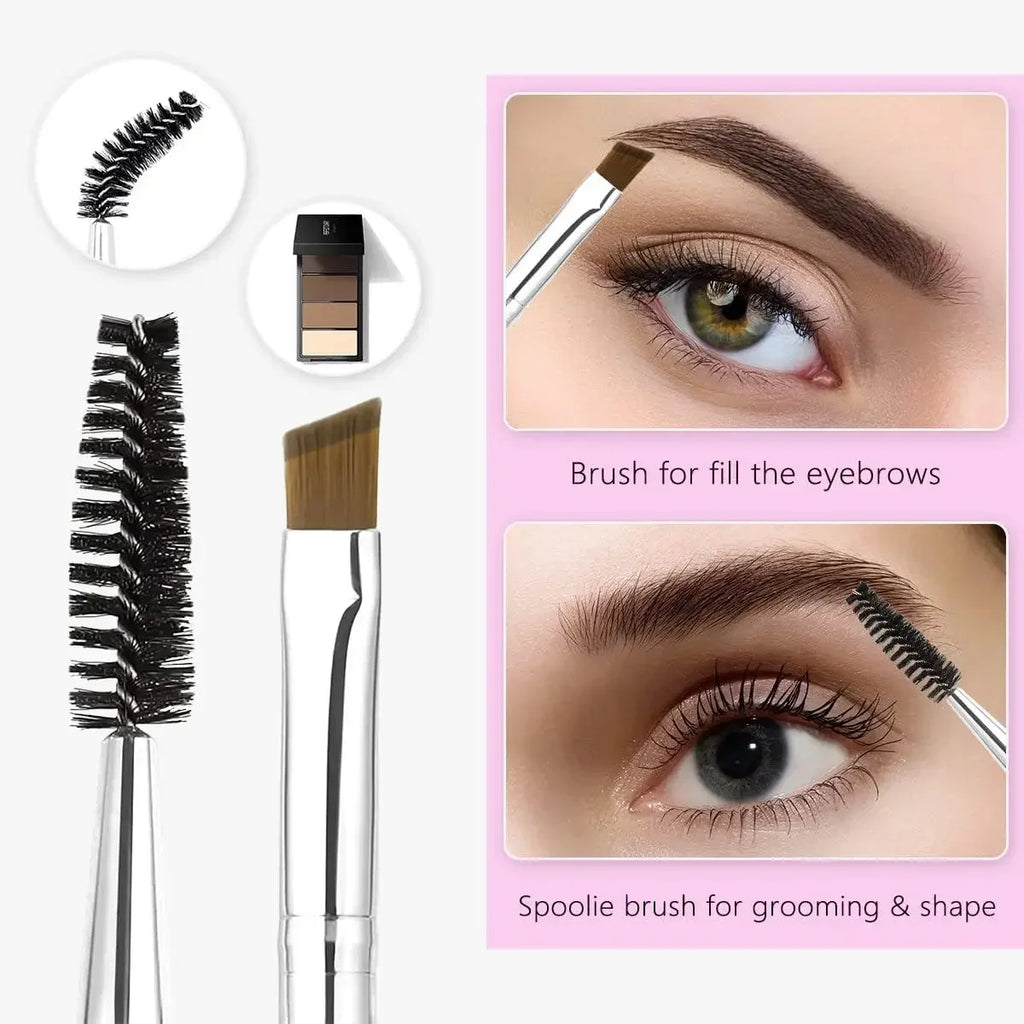 [Complete Set of Exquisite Essential Eye Makeup Tools] A makeup tool kit designed for women's eyelash curling and brow grooming