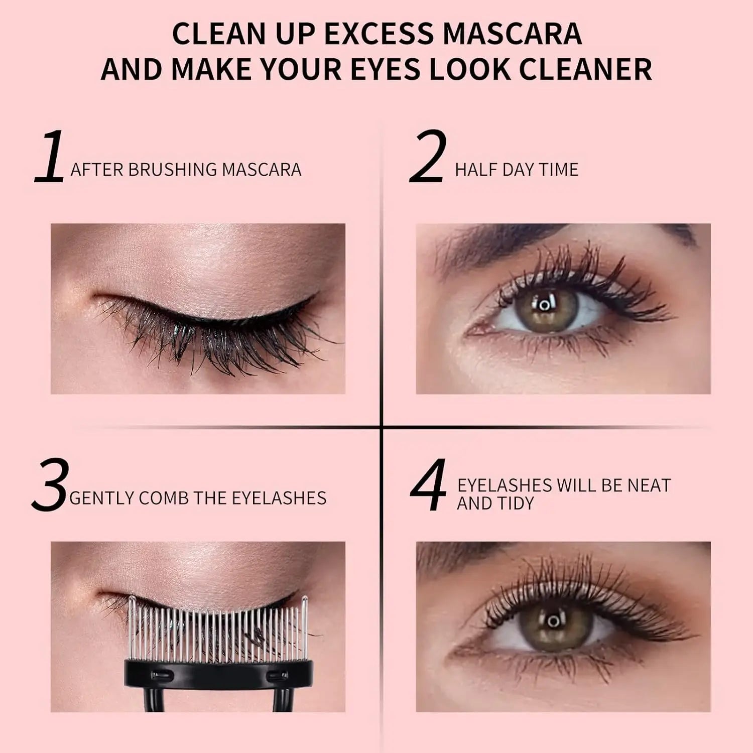 [Complete Set of Exquisite Essential Eye Makeup Tools] A makeup tool kit designed for women's eyelash curling and brow grooming