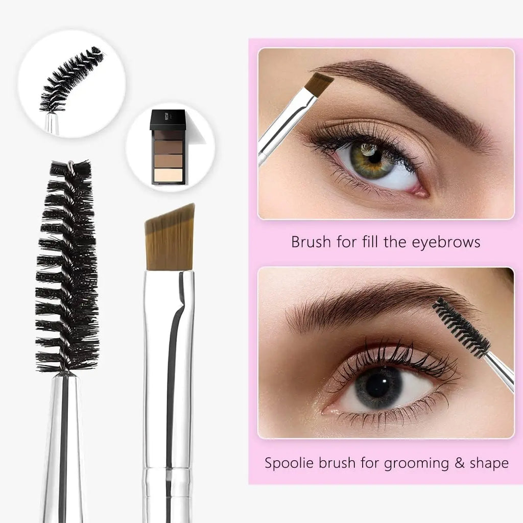 [Complete Set of Exquisite Essential Eye Makeup Tools] A makeup tool kit designed for women's eyelash curling and brow grooming