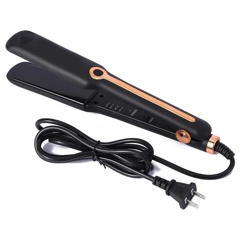 Professional Hair Straightener Curling Iron Ceramic Flat Iron Negative Ion Wide Plate Temperature Adjustable Hair Straightener